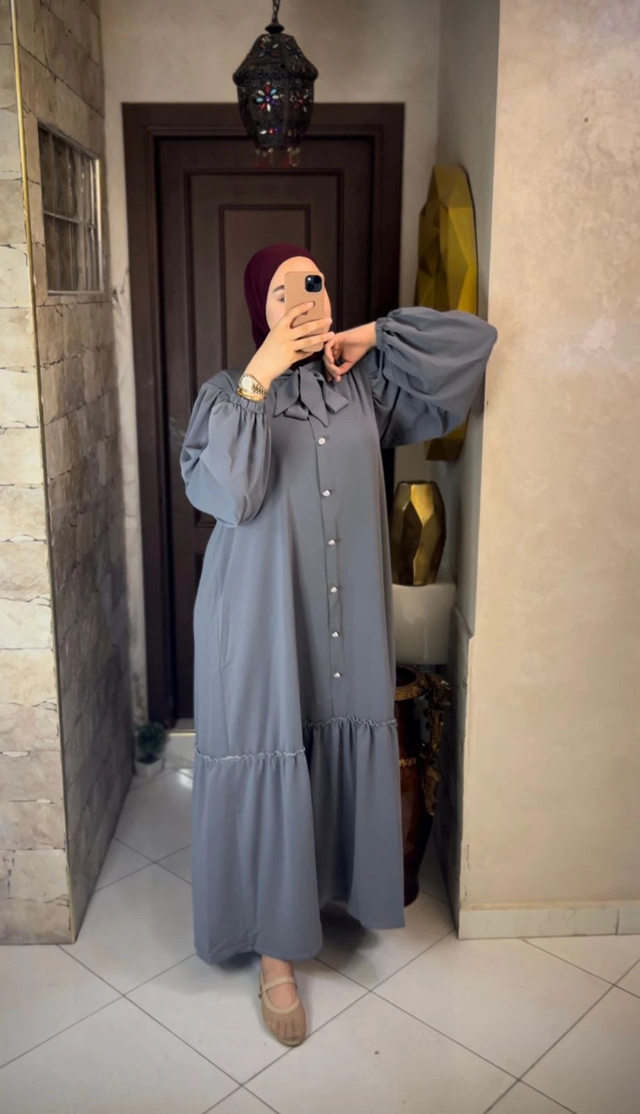 Robe Roza – Gris – Vert
