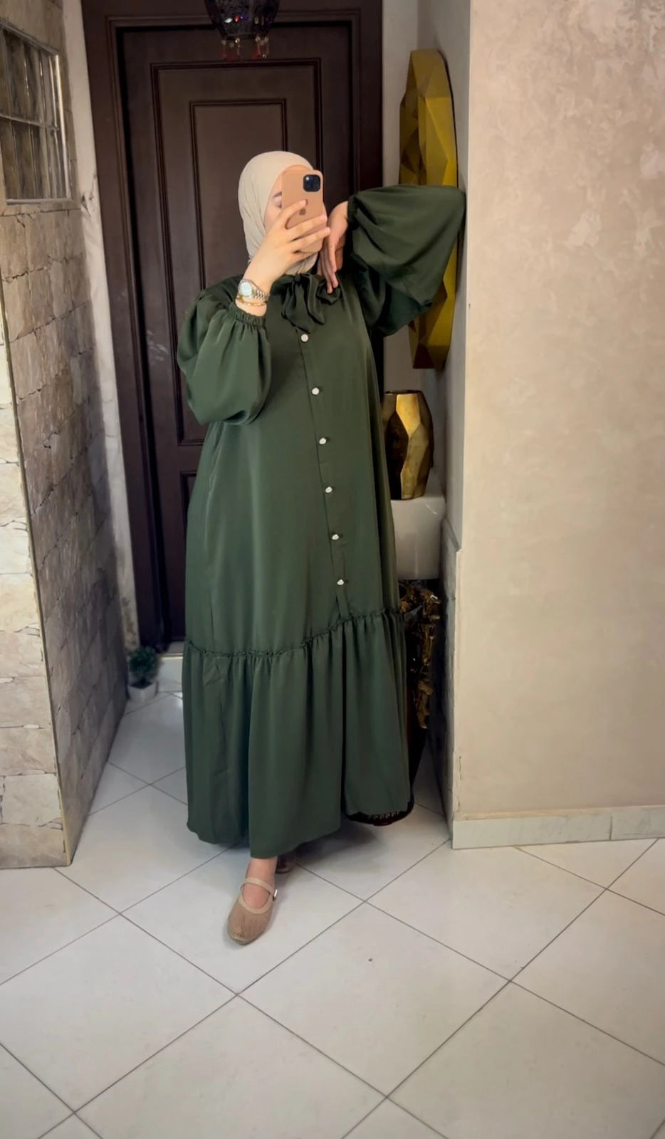 Robe Roza – Gris – Vert
